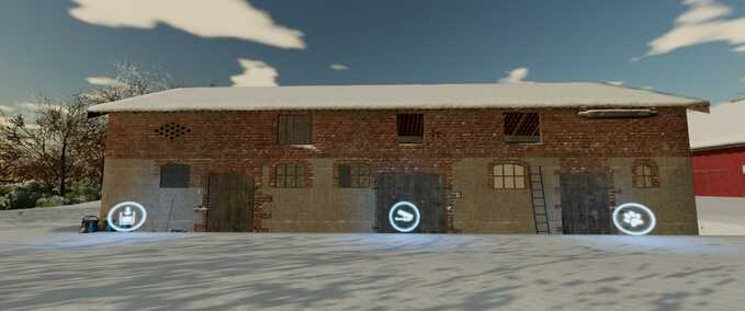 Animal Pens Old Brick Cowshed Farming Simulator mod