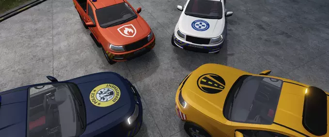 Emergency Service Vehicles Mod Image