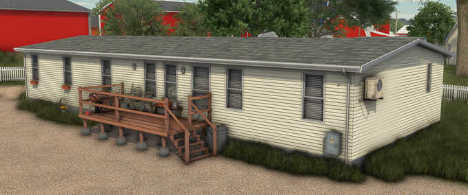 Buildings with Functions Old American Farmhouse Farming Simulator mod