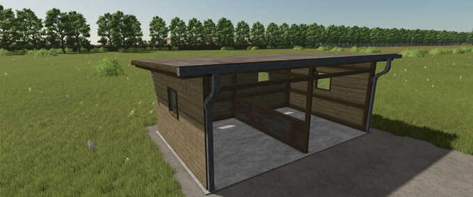 Sheds Old Two Bay Shed Farming Simulator mod