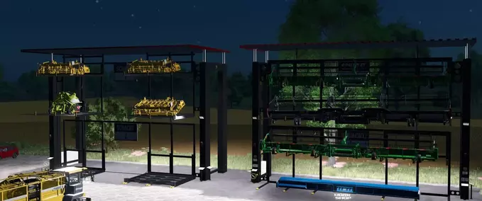 2 Header Storage Buildings for All Types of Headers Mod Image