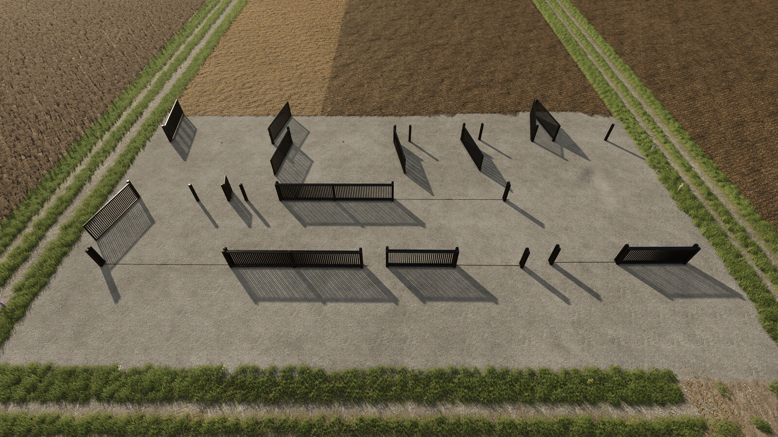 Metal Fence with Gates Pack - Thumbnail 1