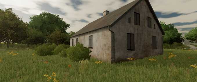 Decoration Polish Plastered House Farming Simulator mod