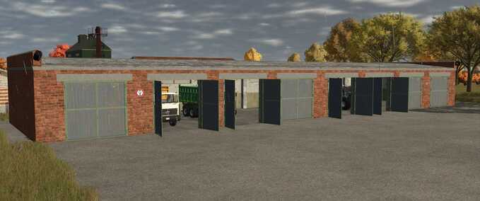 Sheds Brick Garage x8 Farming Simulator mod