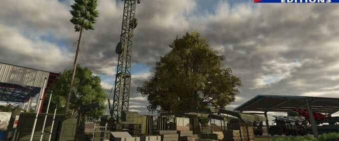 Decoration Military Communications Antenna Farming Simulator mod