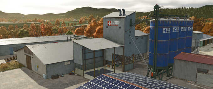 Factories Lizard Grain Storage and Pig Food Maker Farming Simulator mod