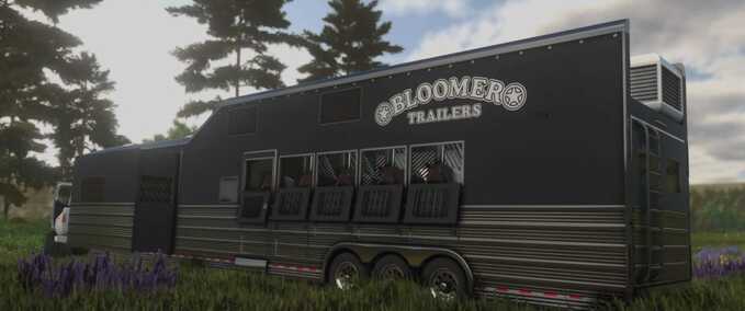 2025 Bloomer 5-Horse Gooseneck Trailer Mod Image