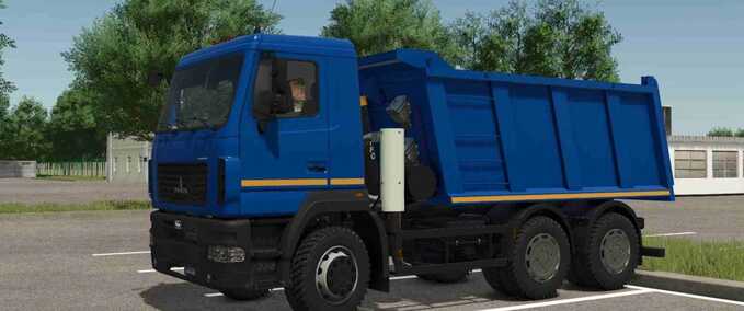 MAZ 6501 Tipper Truck Mod Image