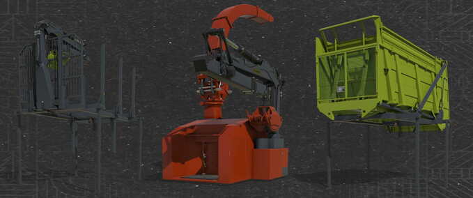 Claas Xerion Attachments Mod Image