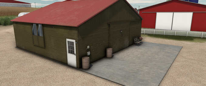 Sheds Wooden Garage Farming Simulator mod
