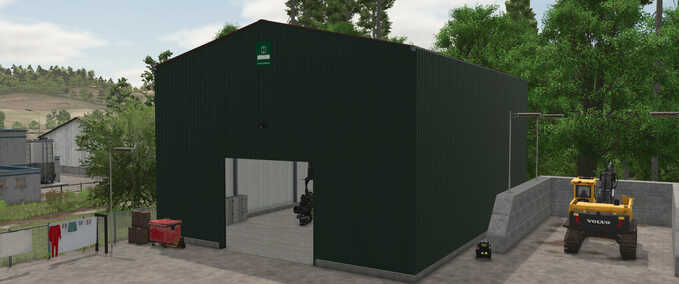 Sheds Forestry Machinery Hall with Workshop Farming Simulator mod