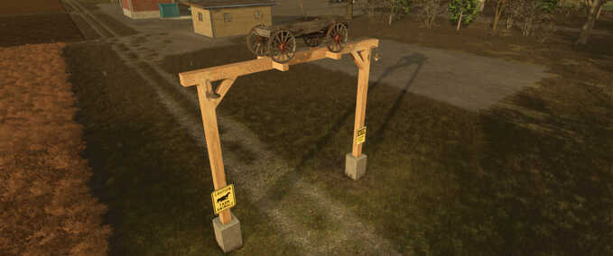 Decoration Wooden Entrance Farming Simulator mod