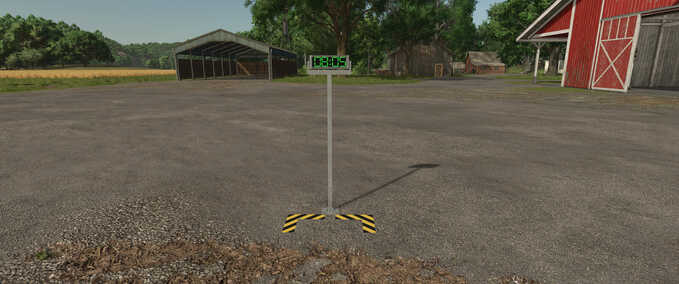 Decoration Digital Clock Farming Simulator mod