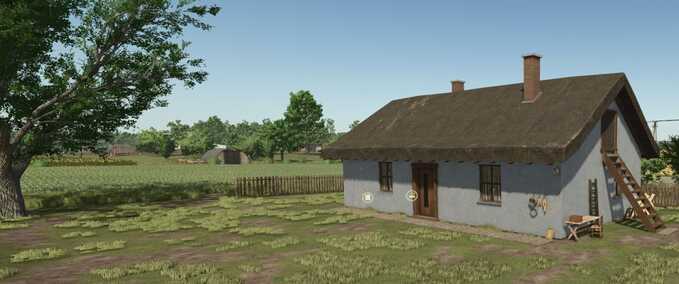 Buildings with Functions Thatched House Farming Simulator mod