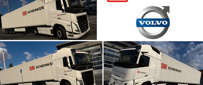 Volvo DB Schenker Volvo Pack Eurotruck Simulator mod