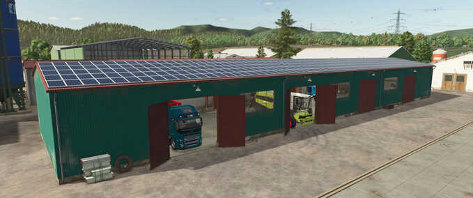 Sheds Lizard Vehicle Shelters Farming Simulator mod