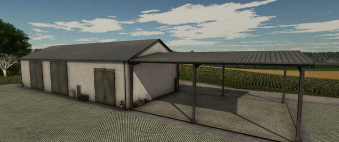 Sheds Garage with Metal Shed Farming Simulator mod