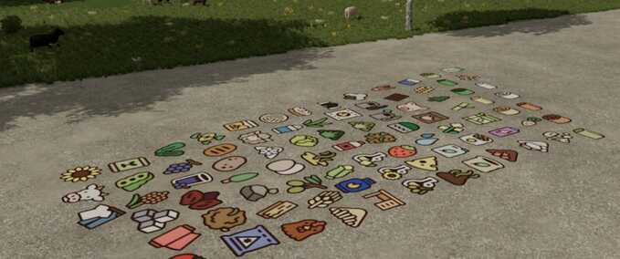 Decoration Placeable Signs Farming Simulator mod