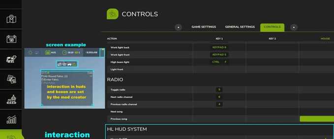 Scripts Production Info HUD Farming Simulator mod
