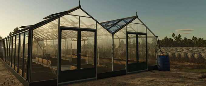Greenhouses Vegetable Greenhouse Farming Simulator mod