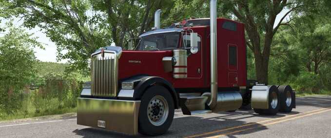 Trucks Kenworth W900L Farming Simulator mod