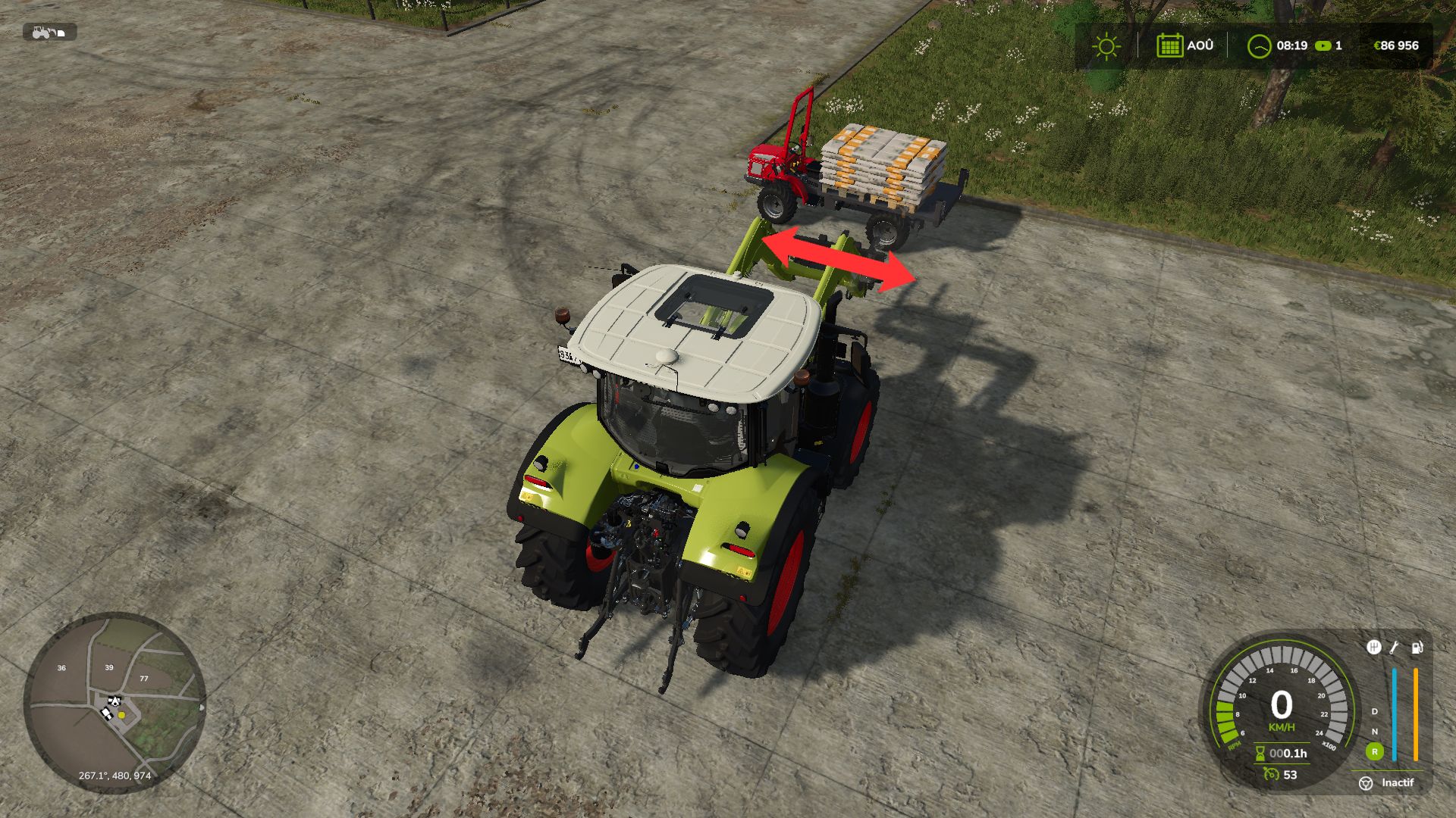 Front Loaders with Side Shifting - Thumbnail 1
