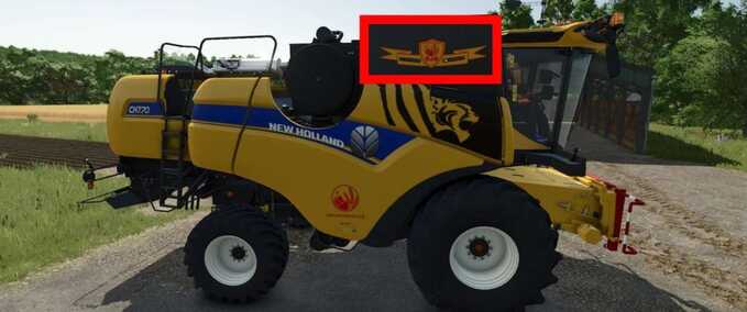 New Holland CH Combine Harvester Mod Image