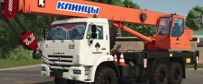Klintsy 6×6 Truck Crane Mod Image