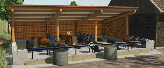 Buildings with Functions Open Shed Pack Farming Simulator mod