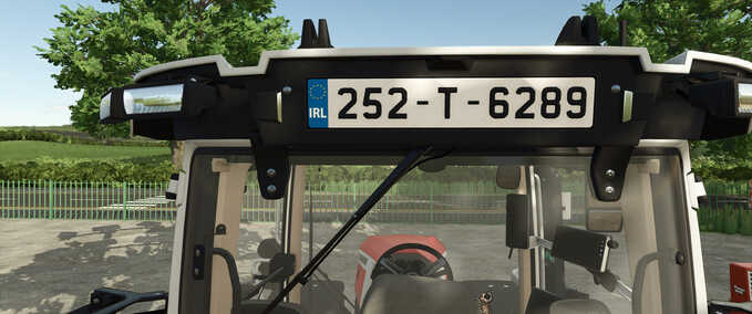 Prefab Irish License Plates (Prefab) Farming Simulator mod