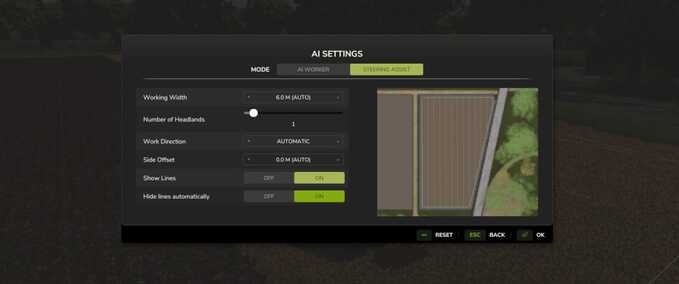 Scripts Auto-Disable Steering Assist Lines Farming Simulator mod