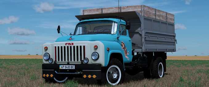 Trucks GAZ 53 AF UA Farming Simulator mod