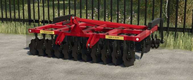 Disc Harrows BDM Mounted Disc Harrow Pack Farming Simulator mod