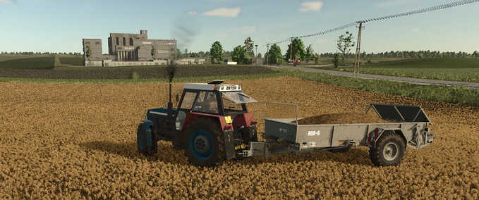 manure spreader Agrostroj RUR-5 Farming Simulator mod