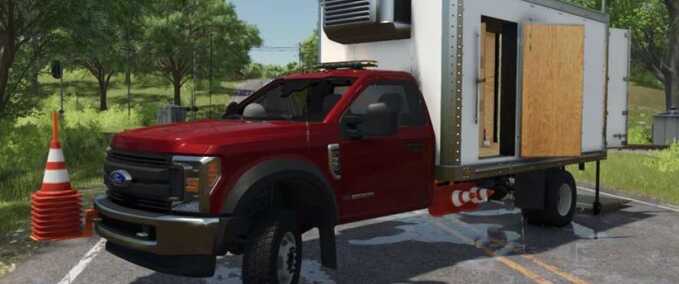Other Vehicles Ford F550 Utility Truck Farming Simulator mod