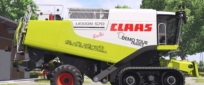 Prefab Claas Demo Tour France Sticker (Prefab) Farming Simulator mod