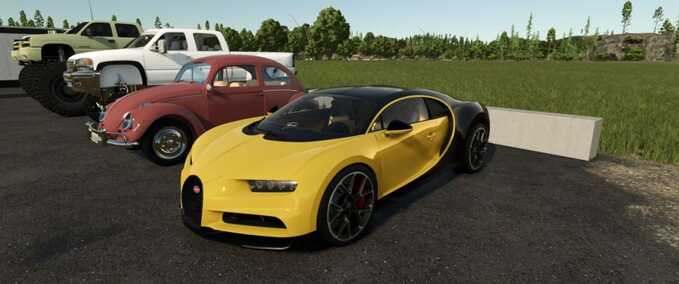 Cars Bugatti Chiron Farming Simulator mod