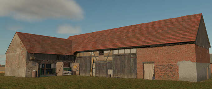 Sheds Barn with Grain Loft Farming Simulator mod
