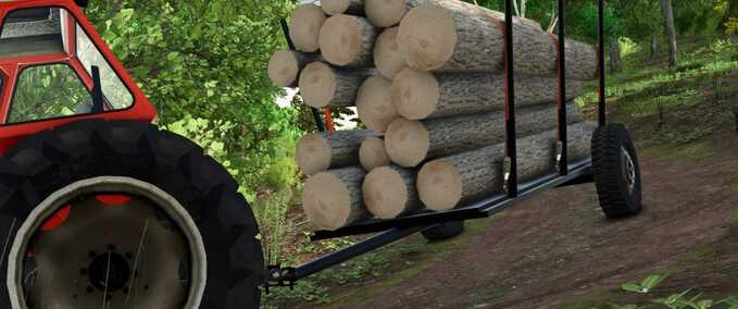 Other trailers Romanian Wood Trailer Farming Simulator mod