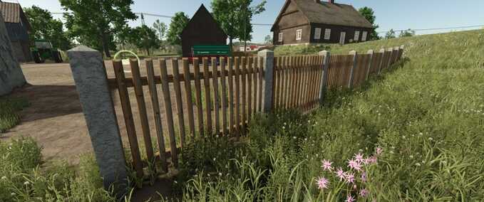 Placeable Objects European Fence Pack Farming Simulator mod