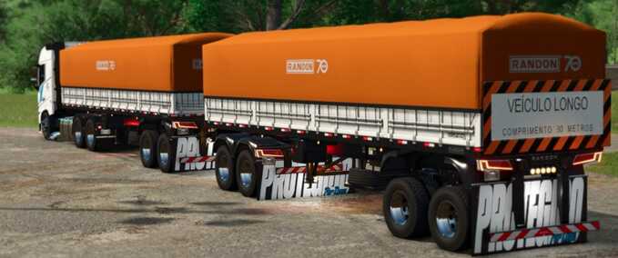Trailers Randon Bulk Roadtrain Trailer Pack Farming Simulator mod