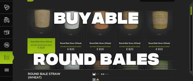 Buyable Round Bales Mod Image