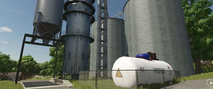 Factories Corn Drying Facility Farming Simulator mod