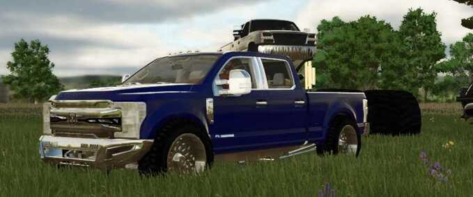 Ford F250 AnyLevel Blue Mod Image