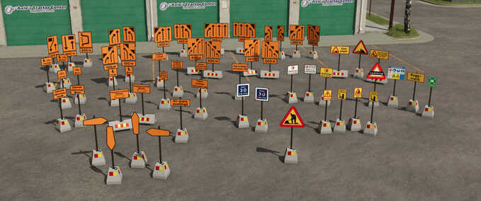 Swedish Construction Sign Pack Mod Image