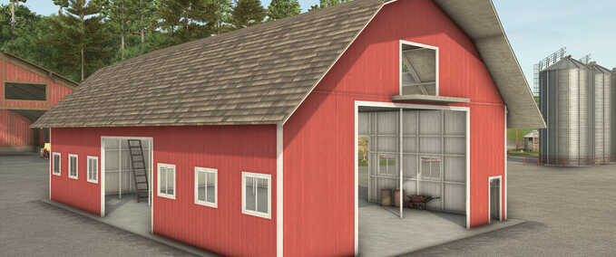 Sheds Wooden Open Barn Farming Simulator mod