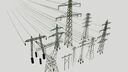 High Tension Poles Pack (Prefab)