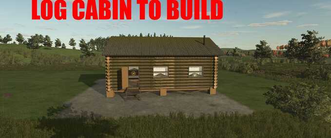 Buildable Log Cabin Mod Image