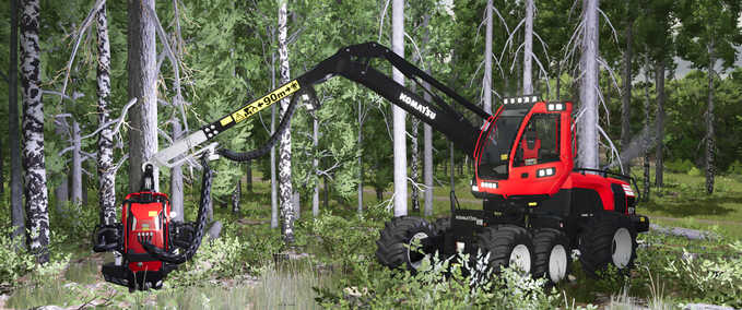 Forestry Komatsu 931 Pack Farming Simulator mod