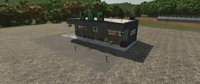 Buildings with Functions Logistics Distribution Center Farming Simulator mod